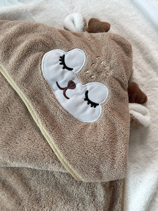 Personalisiertes Baby Kapuzenhandtuch mit Namen