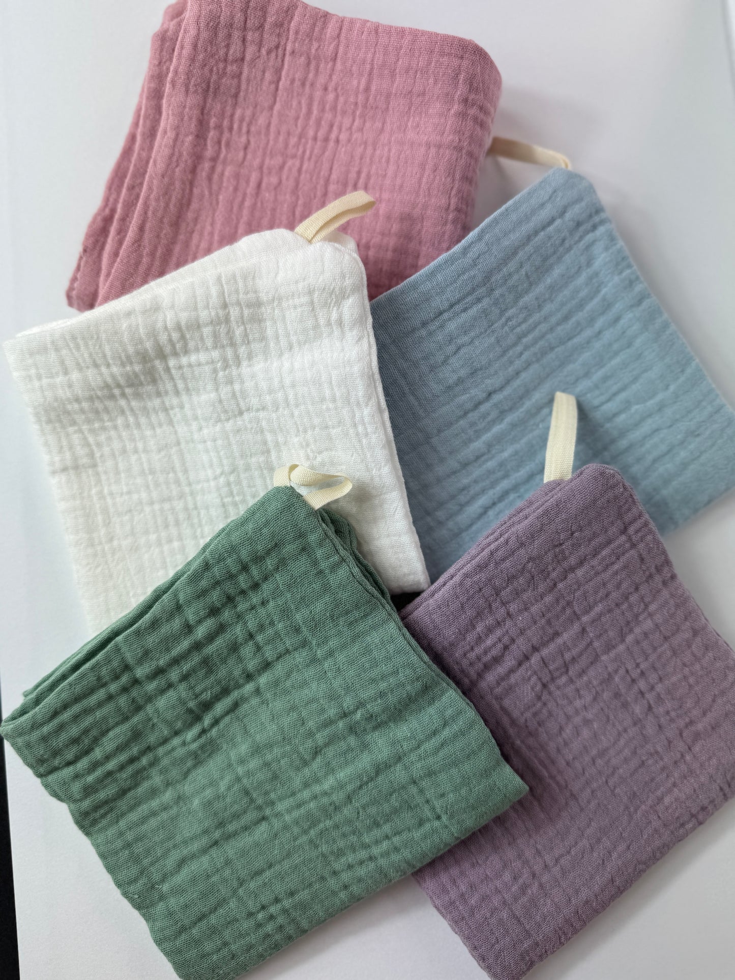 Personalisiertes Musselin Baby Waschtuch mit Namen