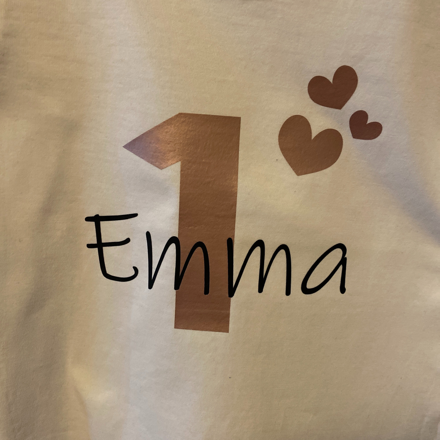 Langarmshirt „Mein 1. Geburtstag“ | personalisiert mit Name & Herzmotiv