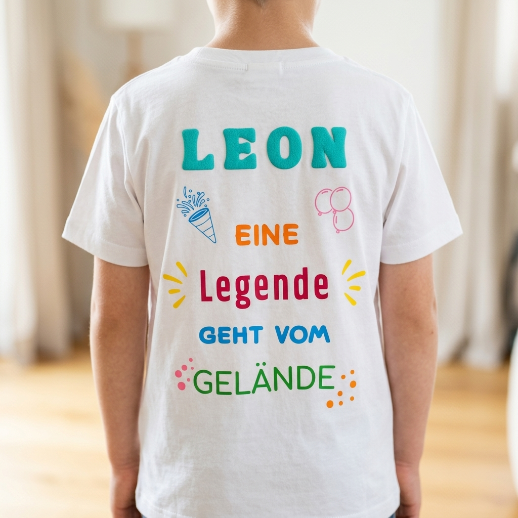 T-Shirt Kita-Abgang personalisiert