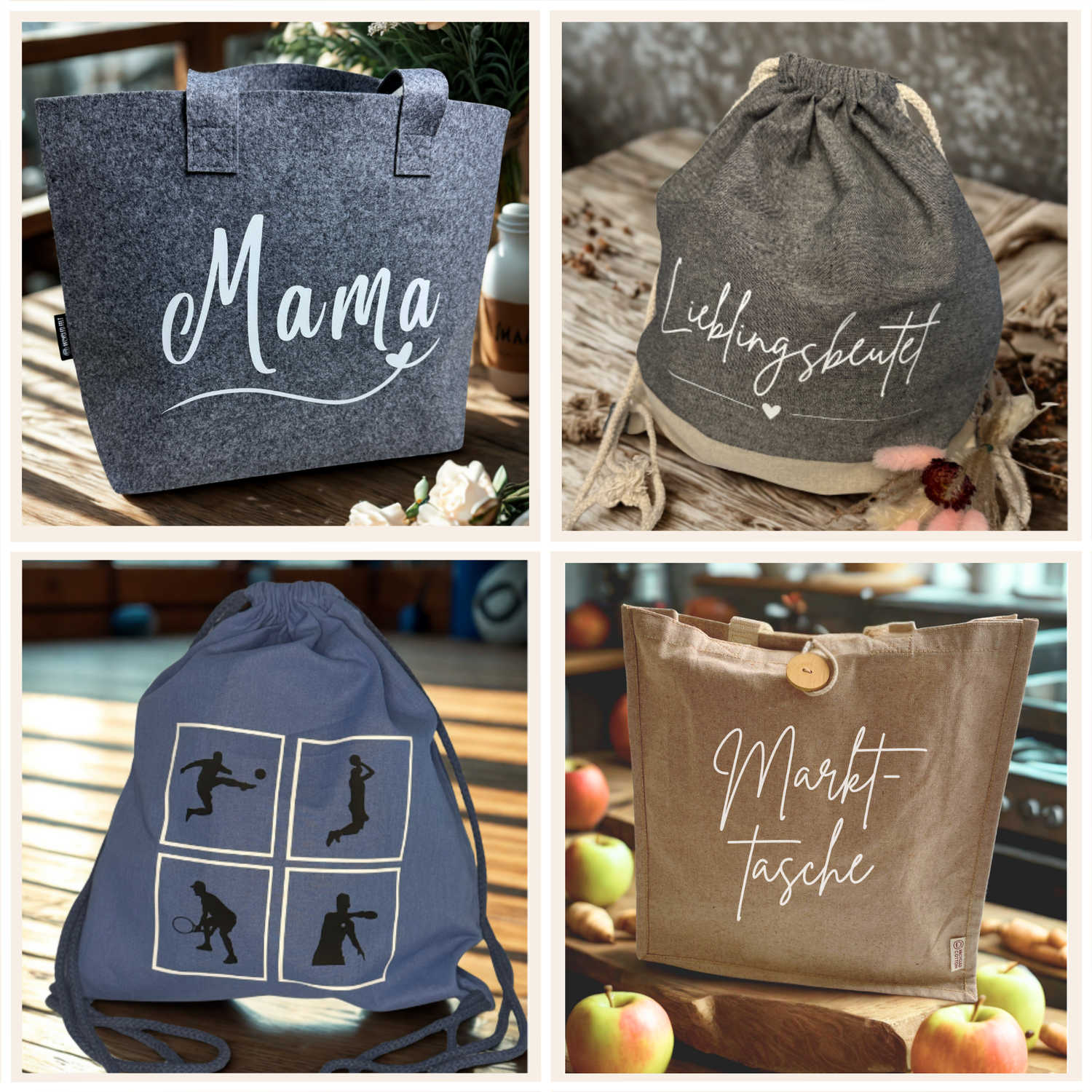 Taschen & Beutel - für Alltag, Freizeit & besondere Anlässe