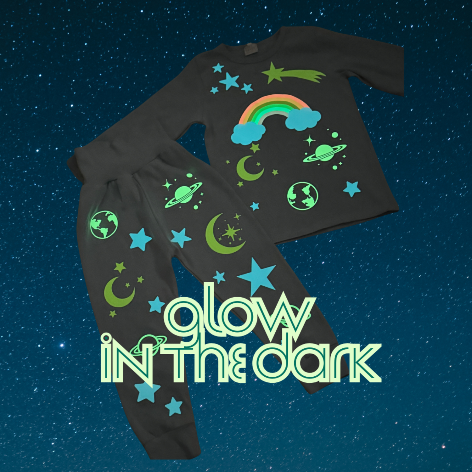 Glow-in-the-Dark Kollektion – Magisch leuchtende Kinderkleidung