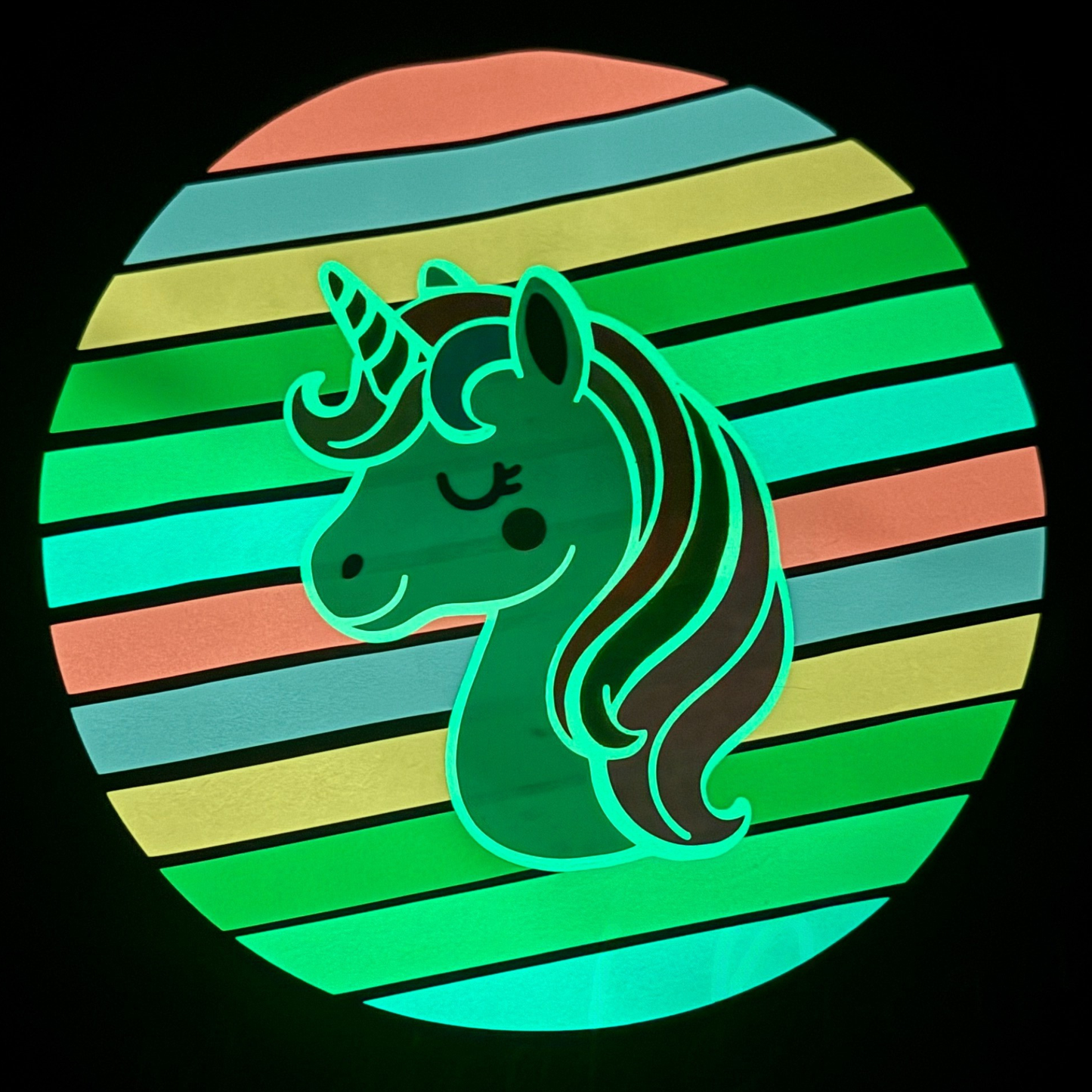 ✨Glow-in-the-Dark Schlafanzug – Magical Dreams Einhorn | Leuchtet im Dunkeln | 2-teiliges Set | Kinder Pyjama🩷🦄