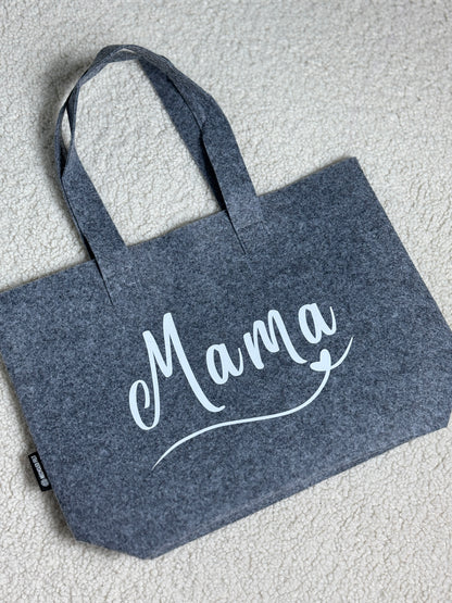 Nachhaltige Filztasche "Mama"