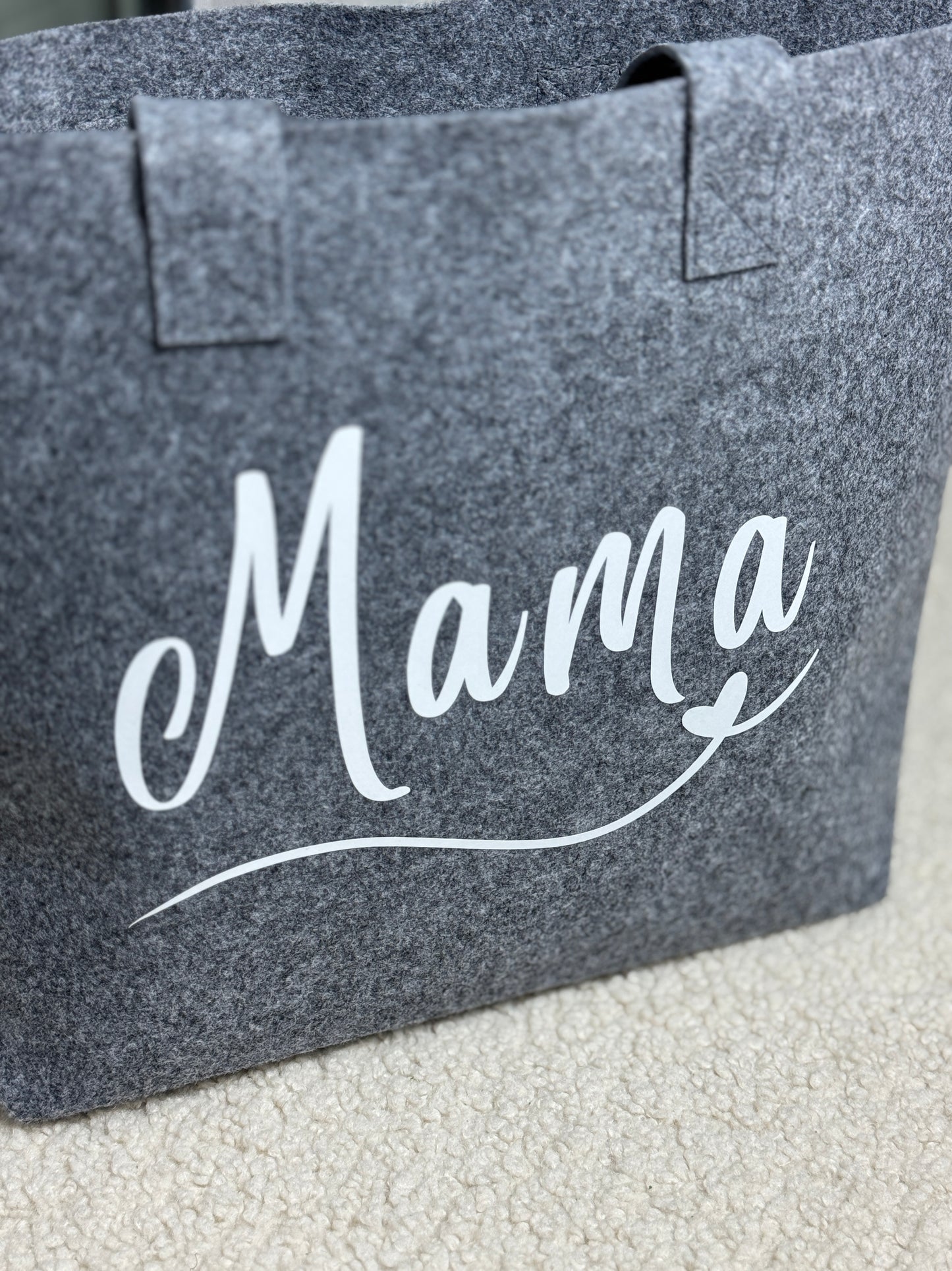 Nachhaltige Filztasche "Mama"