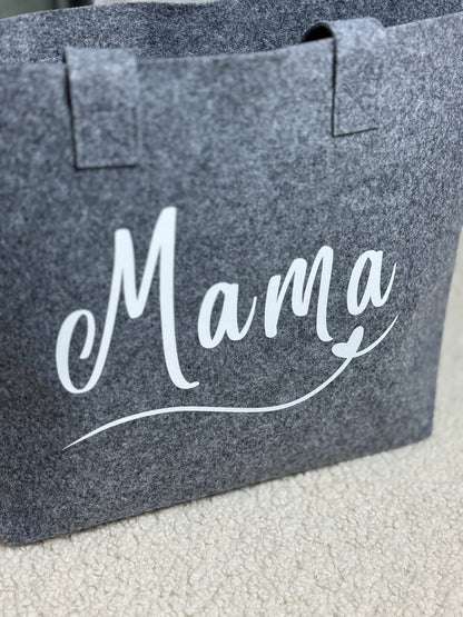 Nachhaltige Filztasche "Mama"