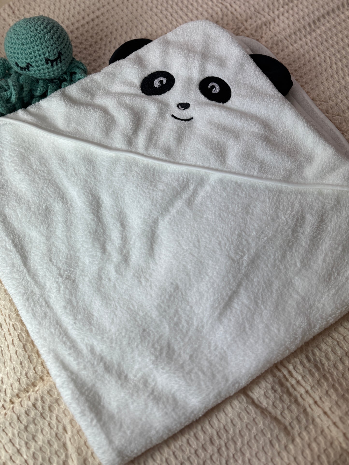 Personalisiertes Baby Kapuzenhandtuch mit Namen