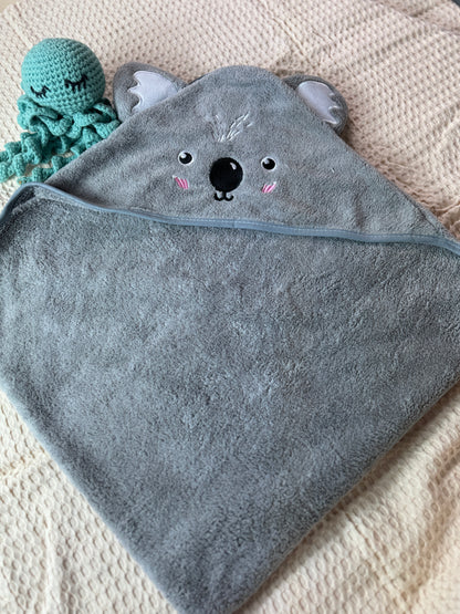 Personalisiertes Baby Kapuzenhandtuch mit Namen