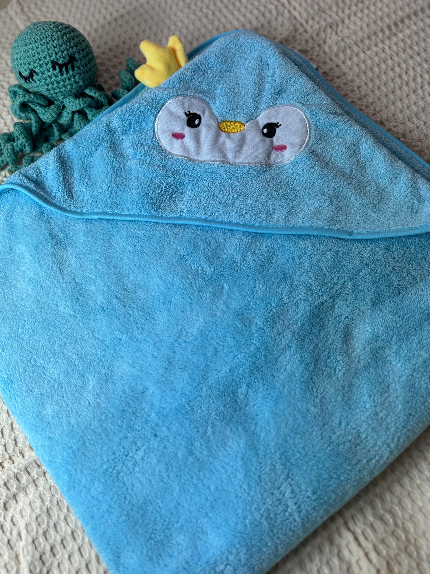 Personalisiertes Baby Kapuzenhandtuch mit Namen