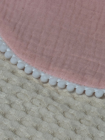 Personalisiertes Baby Halstuch aus Musselin mit Namen