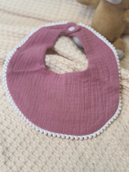 Personalisiertes Baby Halstuch aus Musselin mit Namen