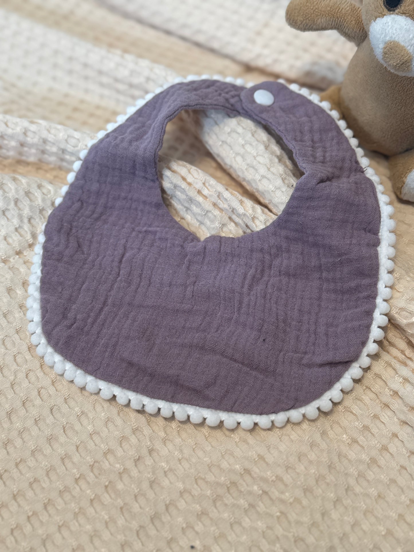 Personalisiertes Baby Halstuch aus Musselin mit Namen