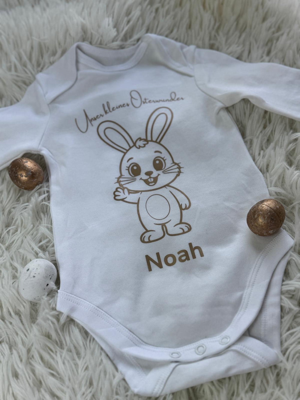 Personalisierter Baby Body Hase 