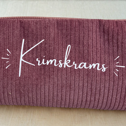 Cordtasche „Krimskrams“ | 5 Farben | Geschenkidee